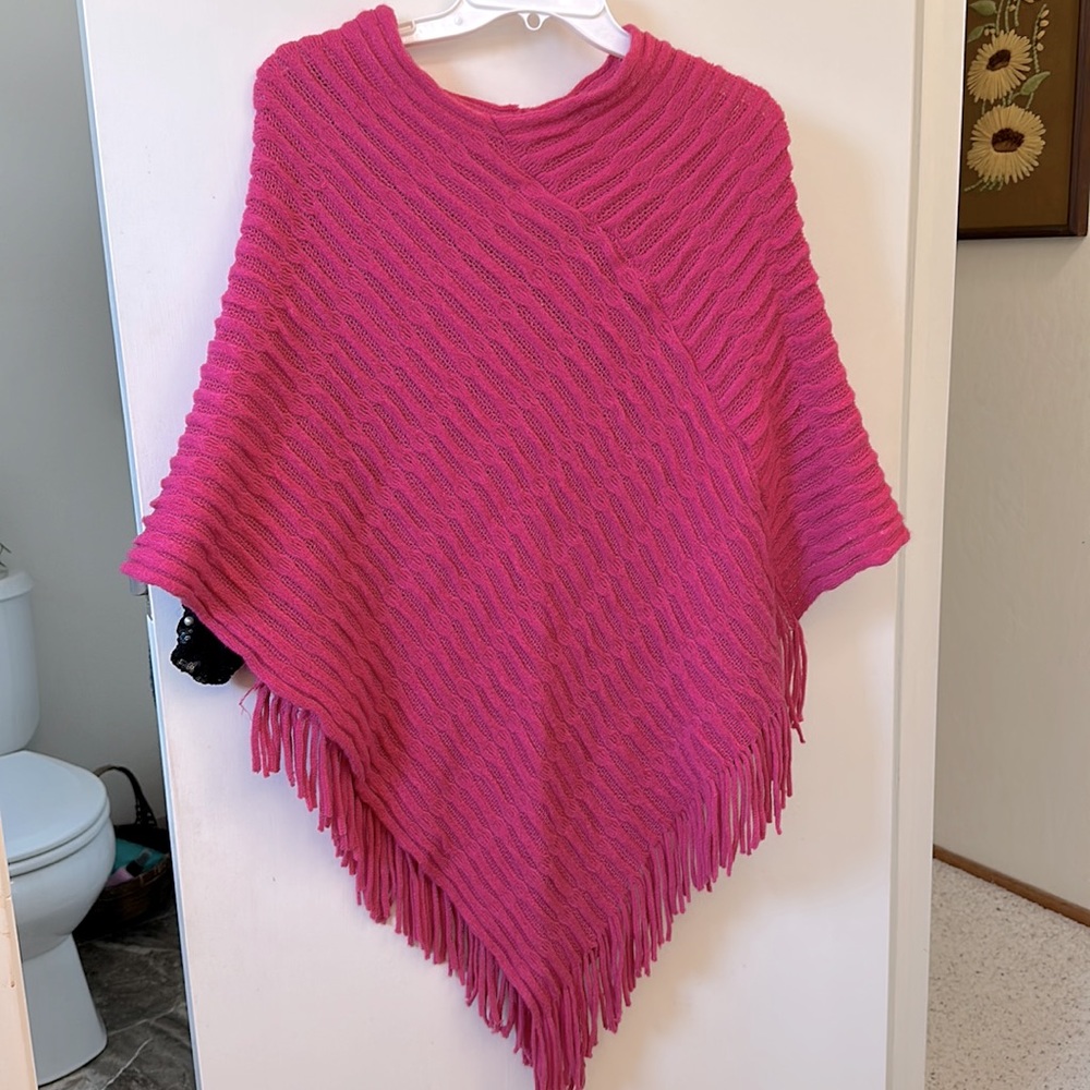 NWOT! Bright and beautiful poncho